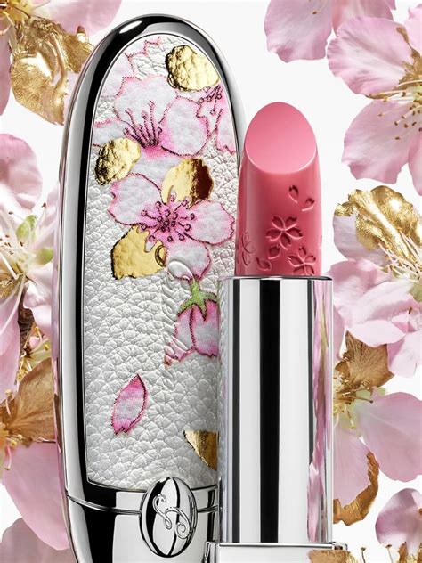 guerlain cherry blossom lipstick case.